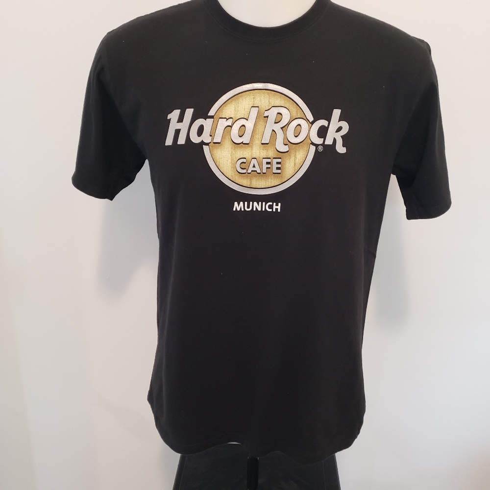Hard Rock Men's Black Classic Logo Tee Size Large